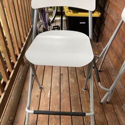 IKEA Franklin barstool with backrest, folding chair
