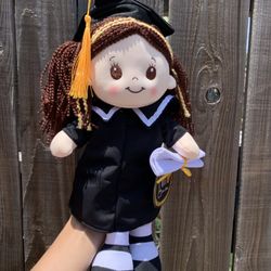 Girl Graduation 👩‍🎓 Plushy Plush Doll 