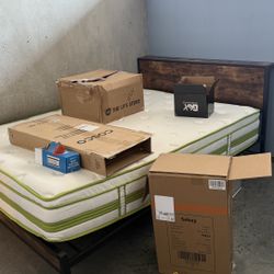 Queen Sized Mattress (and Free Bed Frame/headboard) 