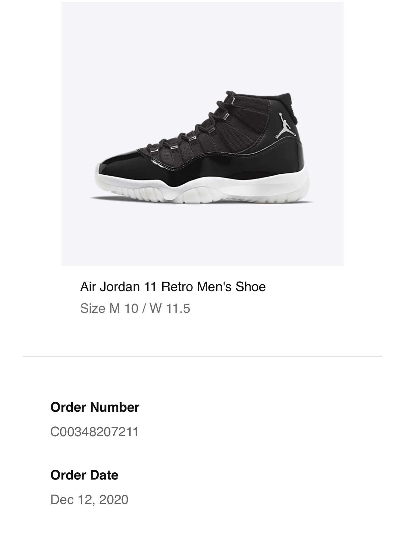 Jordan 11s Men’s size 10 Jordan 11 Retro  main image 2