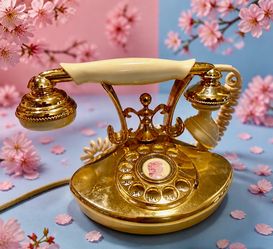 Vintage phone, made in Japan