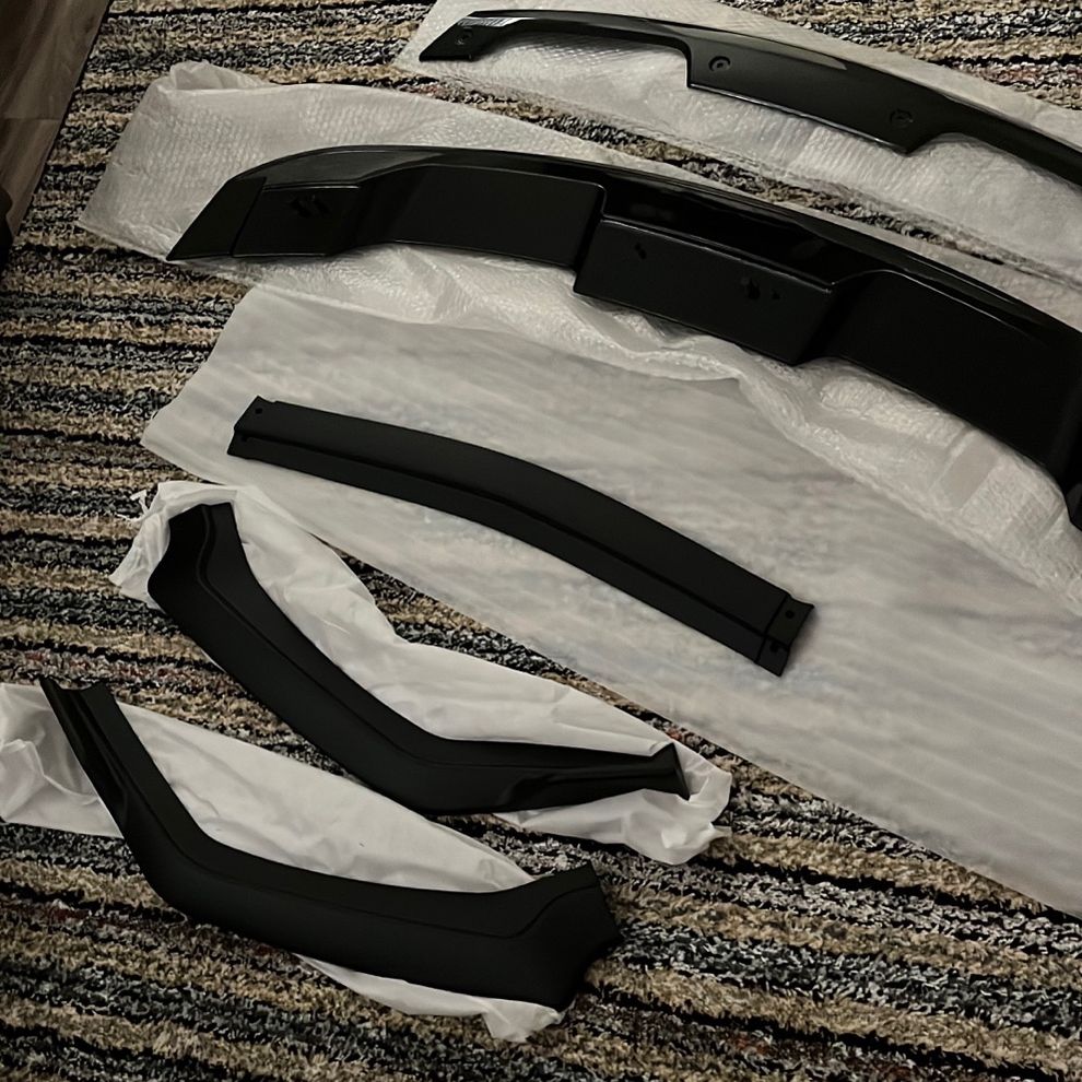 Mustang GT500 Style Rear Spoiler and Chin Spoiler MPConcepts for Sale ...