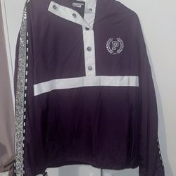 Pink Windbreaker burgany 