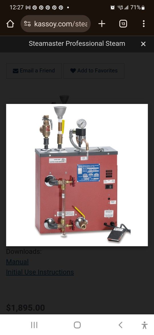 Industrial steamer