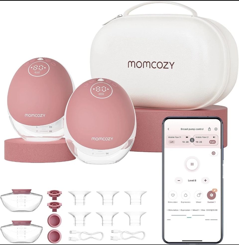 Momcozy Mobile Flow | M9 Hands Free Breast Pump