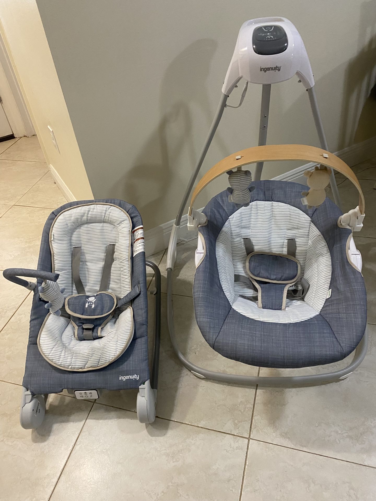 Ingenuity Baby Swing And Rock And Bounce Chair