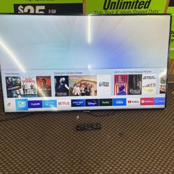 Samsung 55” Smart Tv With Remote No Legs