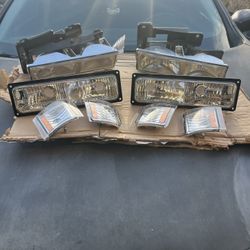 95-98 Chevy Silverado Clear Headlights 