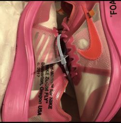 Nike zoom fly off white size 11.5