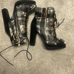 Plaid Booties 8