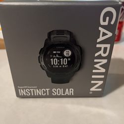 Garmin Instinct Solar Charging Smartwatch - Graphite GPS Rugged