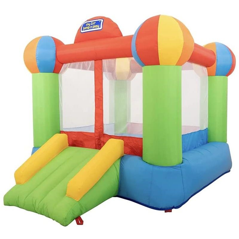 Bounce house with slide