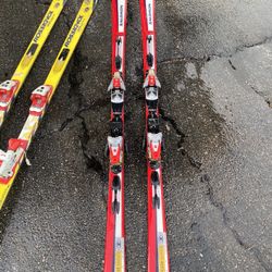 SALOMON DR150 SKIS SNOW TYROLIA BINDINGS