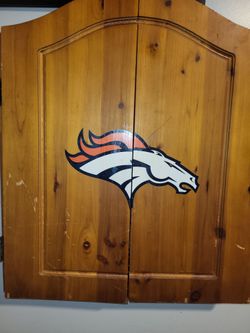 NFL Broncos Darts board