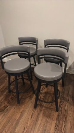 Modern Swivel Bar Stools set of 4
