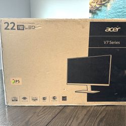 ACER V7 SERIES MONITOR  21.5” - BRAND NEW IN UNOPENED BOX