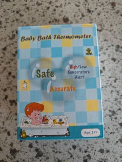 Baby bath thermometer