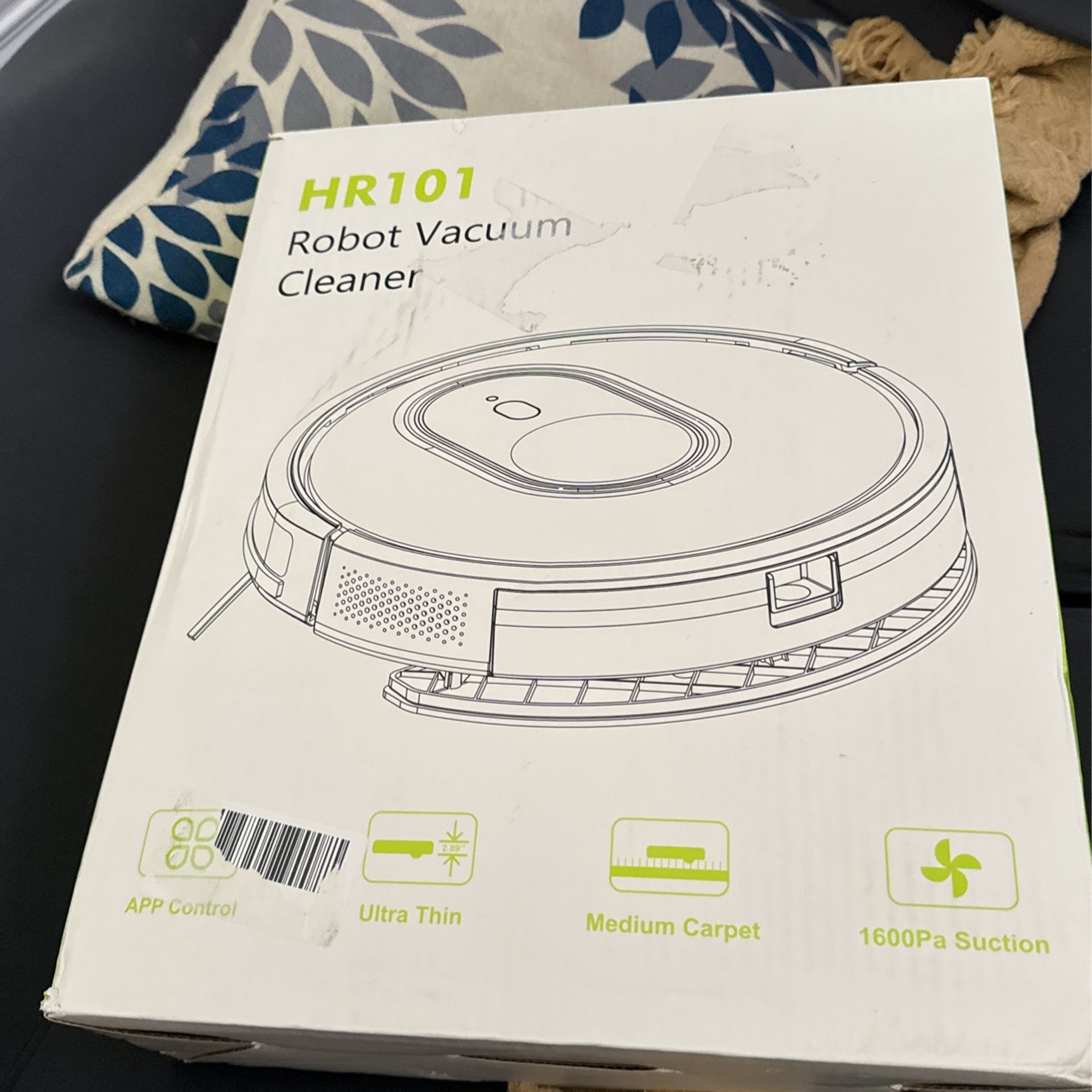 Smart Clean Robo Vac 17200 RPM Vac Robot With A Mope Vacuum Wi-Fi And Remote Controller