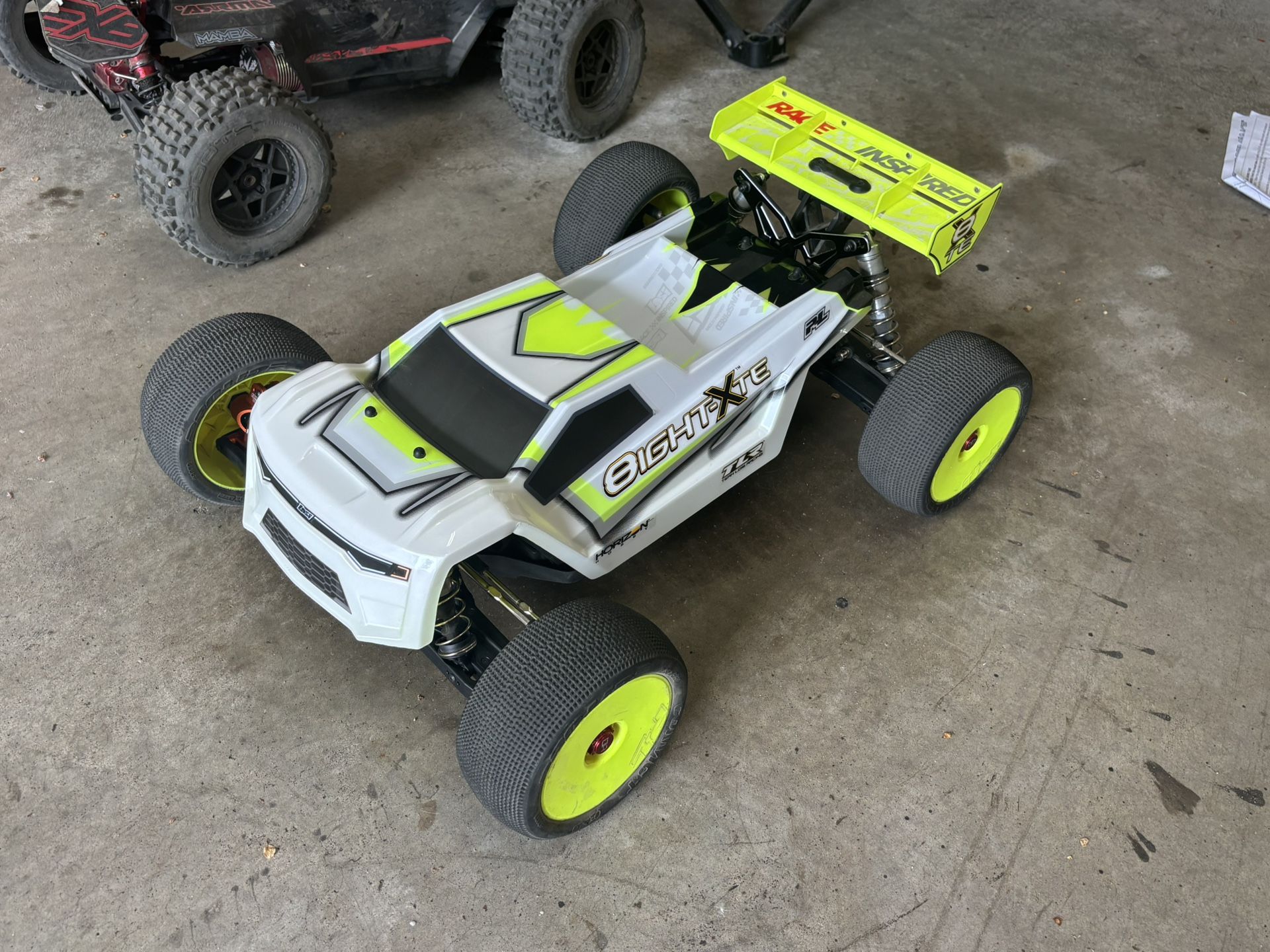 Losi 8ight XTE RC Car Like New TLR Receiver 4s Ready To Run