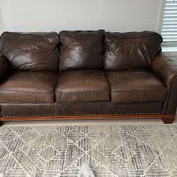 Leather Couch Seats 3