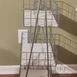 Marble & Silver Tier Shelf 