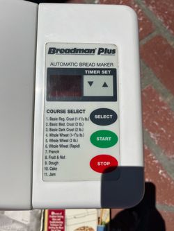 Breadman Plus automatic bread maker