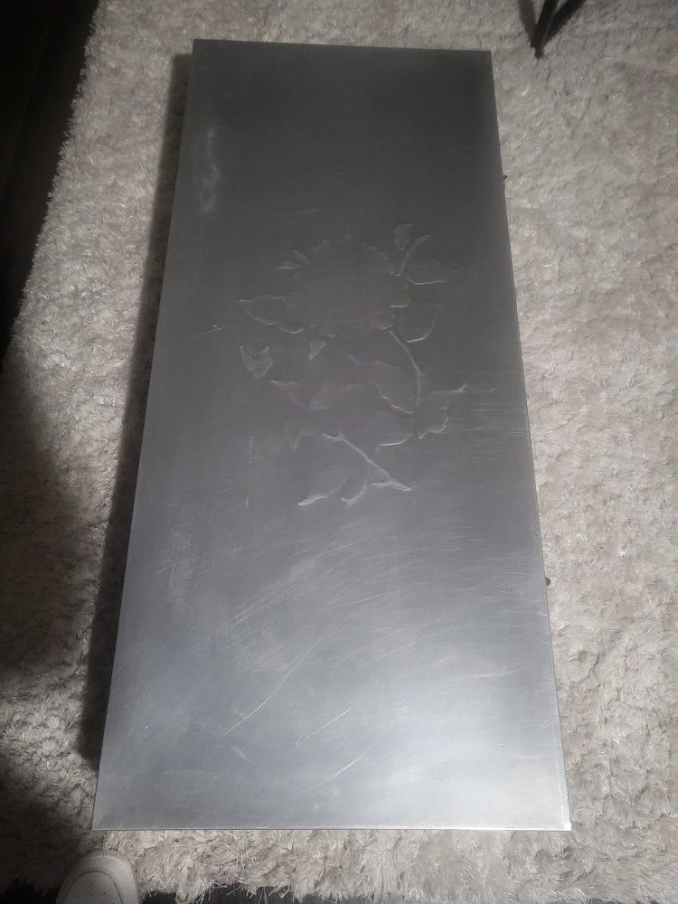 Vintage wedding metal Box