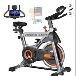 YOSUDA Exercise Bike Stationary Indoor Cycling Bike for Home 300 Lbs Weight Capacity, Comfortable Seat Cushion and LCD Monitor