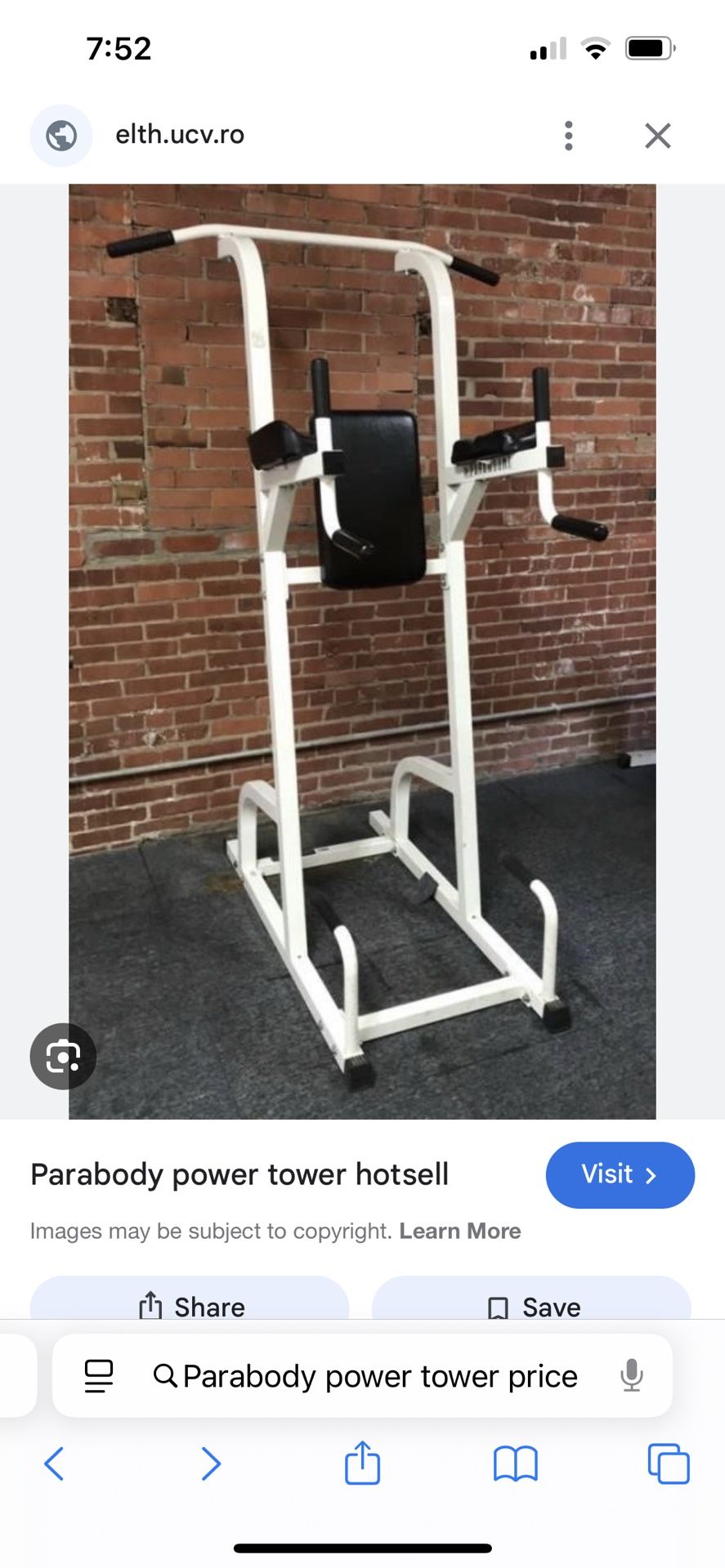 Parabody Power Tower And Roman Chair