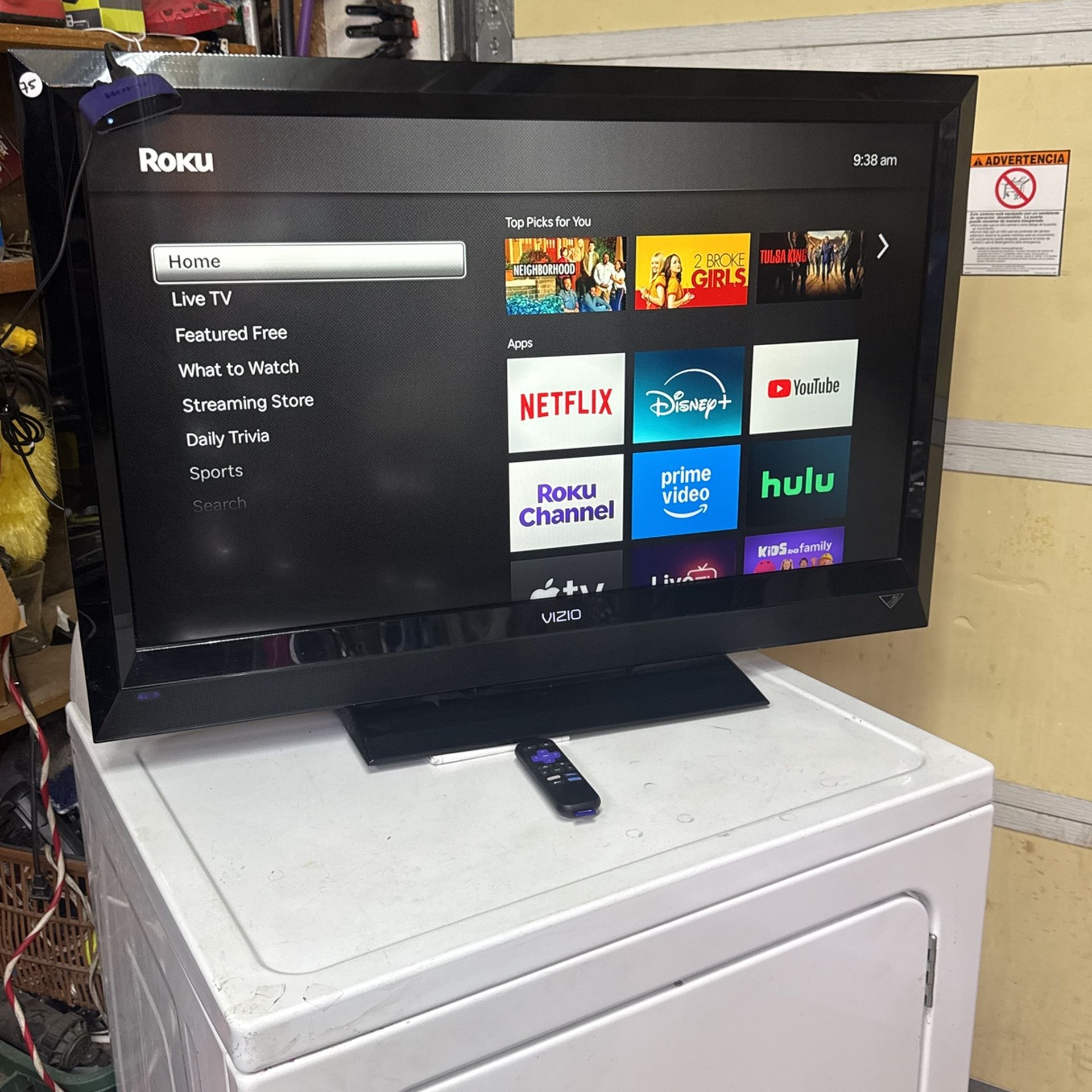 TV Vizio De 36 Pulgadas En Modesto