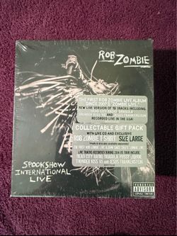 Rob Zombie - Spookshow International Live CD Box with Medium T-shirt SEALED