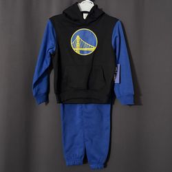$30 Kids NBA Golden State Warriors Hoodie + Jogger Set Size 4 / 5-6 / 7