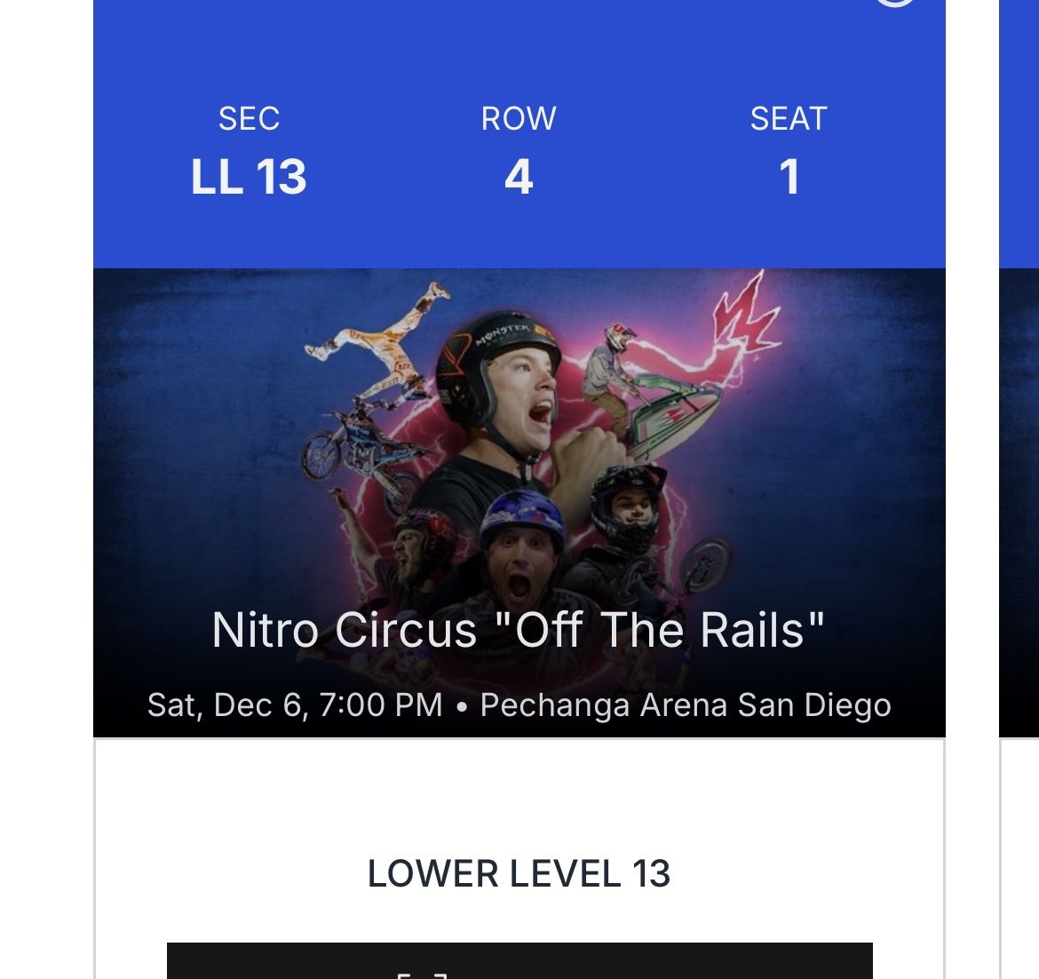 Nitro Circus Live Sat Dec 6th