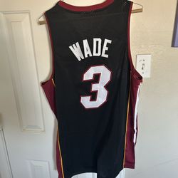 NBA Miami Heat Dwyane Wade black jersey size L