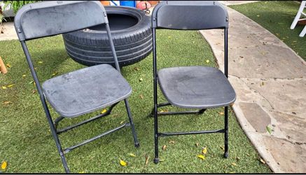Black Folding Chairs