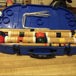 Sportcraft 6 Player Croquet Set With Carry Case 