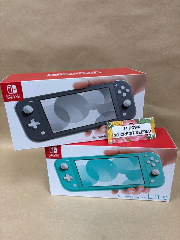 Nintendo Switch Lite New Game Console - Pay $1 today and pay the rest later -