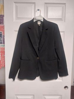 Ladies  ANNE KLEIN  Black  Blazer  Jacket