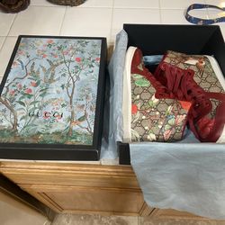 Gucci Sneakers Red. Used-like Brand New $600