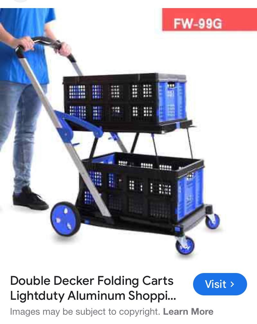 Brand new collapsible cart