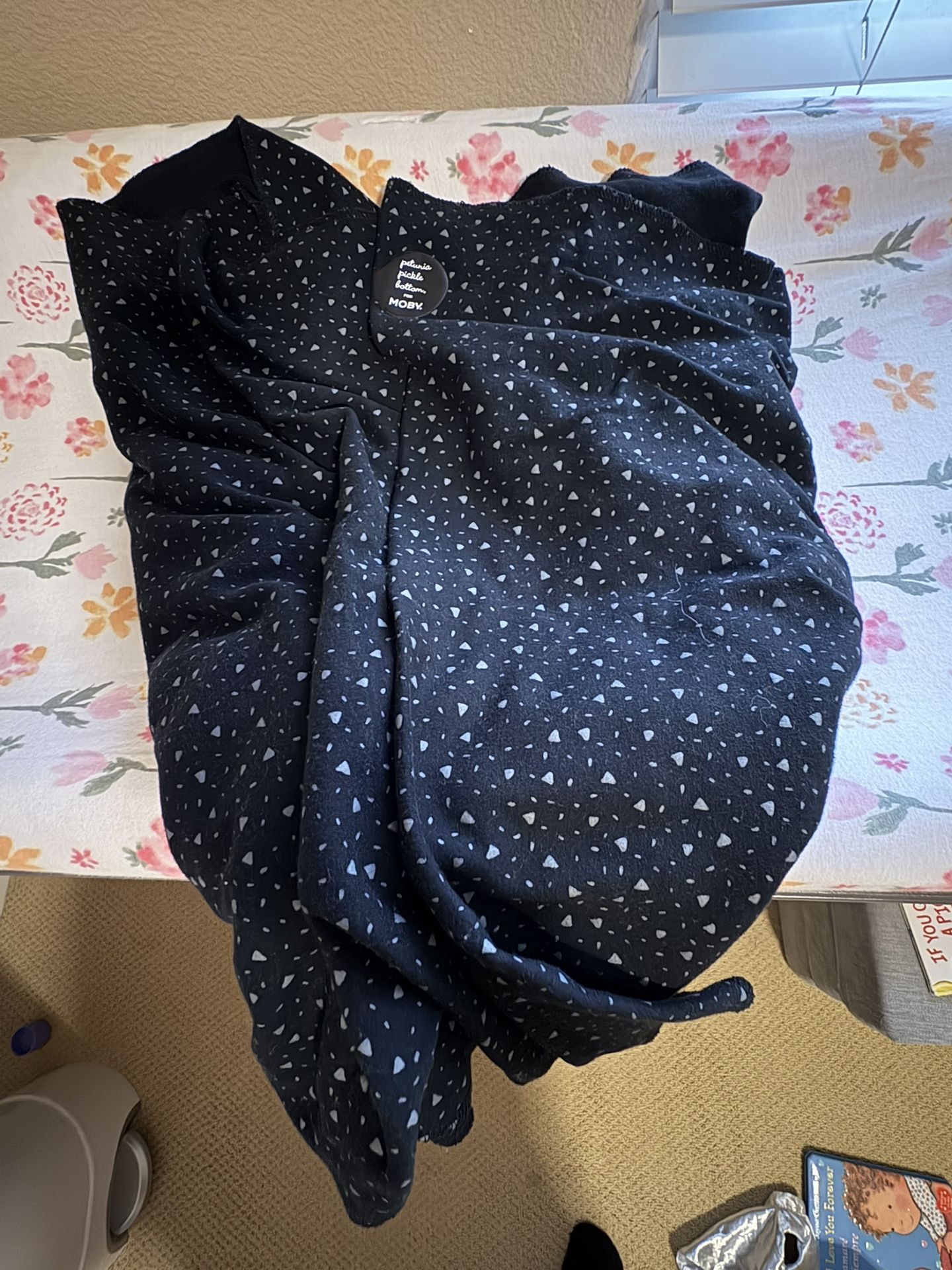 Moby Baby Wrap Carrier X Petunia Pickle Bottom
