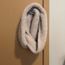 Beige Infinity Scarf 