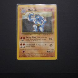 Pokémon Machoke Base Set Non Holo 34/102