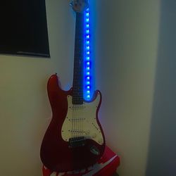 Red Electric Guitar 