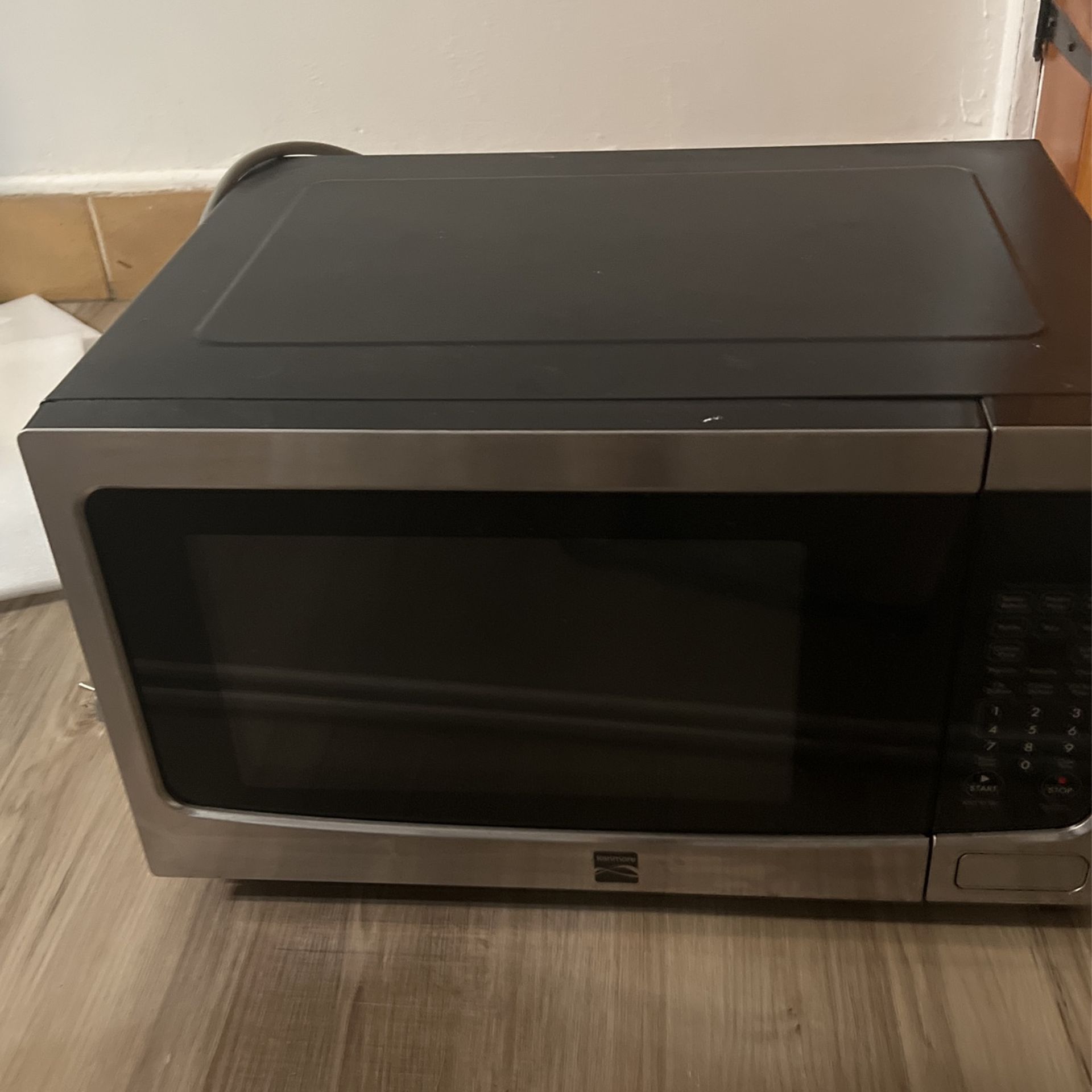 Stainless Kenmore Microwave