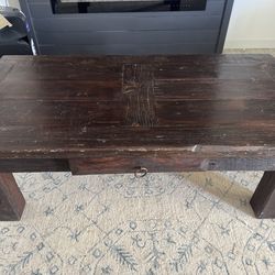 Soild wooded coffee table