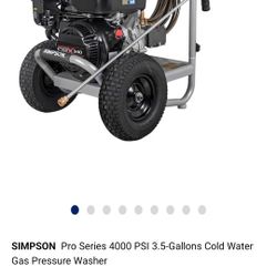 Simpson 4000 Pressure Washer 
