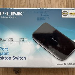 TP-LINK 8-Port Gigabit Desktop Switch - $20