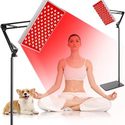 Red Light Therapy, Red Light Therapy Lamp for Body,Red Infrared Light Therapy Panel with Stand,Deep 660nm and 850nm Near Infrared Led Red Light Therap