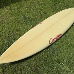 vintage, late 1970s, Competition Surfboard, single fin 6-3" - $145